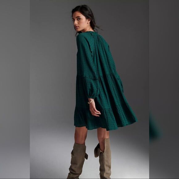 Anthropologie - Anne Tiered Tunic Dress - Picture 1 of 8